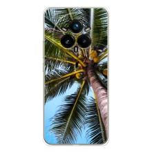 Силиконовый чехол с КАРТИНКАМИ лето для Realme 14 Pro (AlphaPrint) (Пальма)
