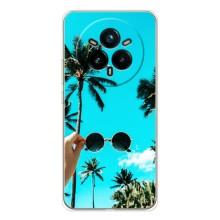 Силиконовый чехол с КАРТИНКАМИ лето для Realme 14 Pro (AlphaPrint) (Взгляд лето)