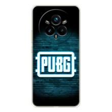 Чехол (TPU) с картинкой "Лого Пабг" на Реалми 14 Про – Лого PUBG