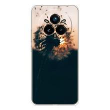 Силиконовый Чехол с одуванчиками на Realme 14 Pro – Красивый одуванчик