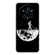 Силіконовый Чохол з принтом "Космонавти" на Realme 14 Pro – Космонавт