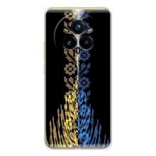 Силиконовый Чехол на Realme 14 Pro (Патриотическая вышиванка)
