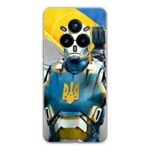 Силіконовий Чохол  на Realme 14 Pro (Я-Україна) (Український робокоп)