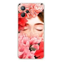 Чехлы (ART) Цветы на Realme 14 (VPrint) (Очі в квітах)