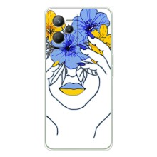 Чохол на Realme 14 (Український дизайн) (Українка на всю голову)