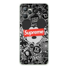 Чохол з Брендами одягу на Реалмі 14 – Supreme Маус