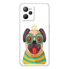 Бампер для Realme 14 с картинкой "Песики" (Собака Король)