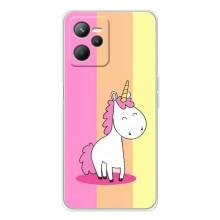 Чехол Unicorn на Realme 14 – Радужный Единорог