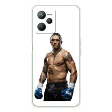 Чехол с картинкой Александр Усик для Realme 14 – Усик на белом