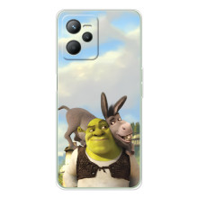 Чехол с мультфильмом Шрек на Realme 14 – Шрек и осел