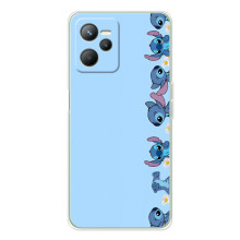 Чехол с принтом Стич на Realme 14 (Стич фон)