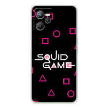 Чехол Гра в кальмара для Realme 14 – Логотип игры кальмара