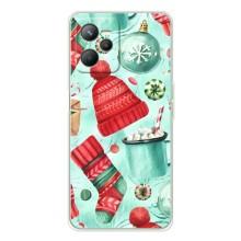 Новогодние Чехлы для Реалми 14 (VPrint) (Одежда НГ)