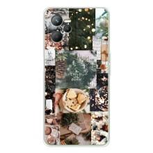 Різдвяні, Святкові Чохли для Реалмі 14 (Різдвяний колаж)