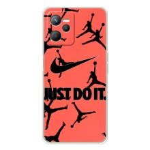 Силіконовый Чохол Nike Air Jordan на Реалмі 14