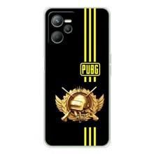 Чехол (TPU) с картинкой "Лого Пабг" на Реалми 14 (Лого PUPG)