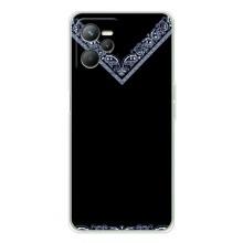 Силиконовый Чехол на Realme 14 – Воротник вышиванки