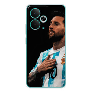 Чехлы Лео Месси Аргентина для Realme 14T – Месси Капитан