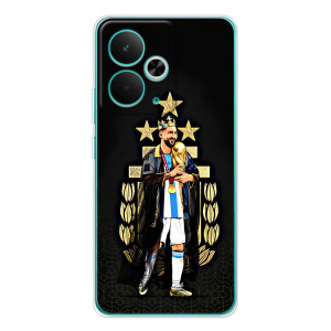 Чехлы Лео Месси Аргентина для Realme 14T – Месси король