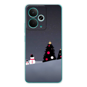 Чехлы на Новый Год Realme 14T – Снеговички