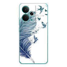 Чохол з картинкою (Стильні) 14Т - (AlphaPrint) (Перо)