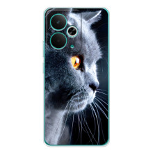 Чохли з Котиками для Realme 14T (VPrint) (Сірий Кіт)