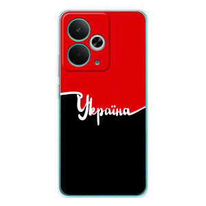 Чехлы УПА (Красно-Чёрный) на Realme 14T – Украина УПА