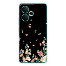 Чохол для 14Т - з принтом (Дизайнерські) (AlphaPrint) (Маленькі квіти)