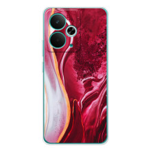 Чохол для 14Т - з принтом (Дизайнерські) (AlphaPrint) (Мрамор червоний)