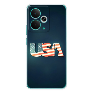 Чехол Флаг USA для Realme 14T – USA