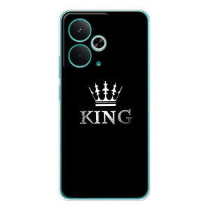 Чехол (Корона на чёрном фоне) для 14Т – KING