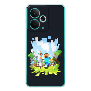 Чохол Майнкрафт на Realme 14T (AlphaPrint) Minecraft