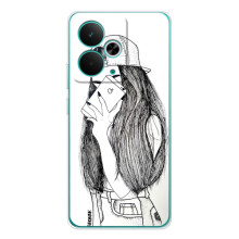 Чохол з друком для Realme 14T - (Мода) (AlphaPrint) – Фото дівчини