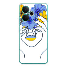 Чохол на Realme 14T (Український дизайн) (Українка на всю голову)