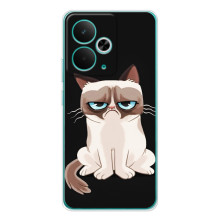 Чохол з принтом для Realme 14T (AlphaPrint) Модні коти (Сумний кіт)