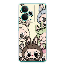 Чохол з Лабубу на Realme 14T (Колаж Лабубу)