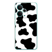 Чохол з принтом корови на 14Т (Чорний принт)