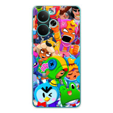 Силиконовый Чехол на Realme 14T с картинкой Brawl Stars (Brawl-Stars)