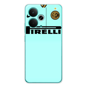 Силиконовые Чехлы принт Футбол на Realme 14T – Inter
