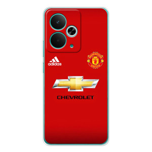 Силиконовые Чехлы принт Футбол на Realme 14T – Man United