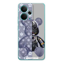 Силиконовый чехол для Realme 14T (Медведь Louis Vuitton)