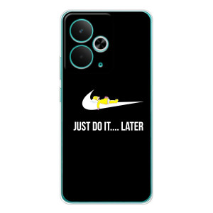 Силиконовый Чехол на Realme 14T с картинкой Nike (Later)