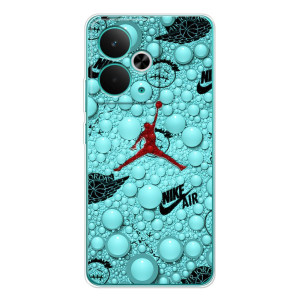 Силиконовый Чехол Nike Air Jordan на 14Т – Джордан Найк