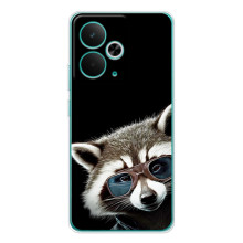 Силиконовый Чехол с Енотами на Realme 14T – Стильный Енот