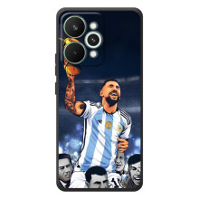 Чехлы для RealMe 15 Pro (Leo чемпион) (AlphaPrint) (Месси с кубком)