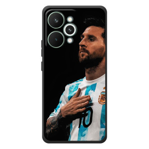 Чехлы Лео Месси Аргентина для RealMe 15 Pro – Месси Капитан