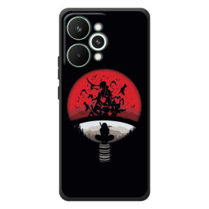 Чехлы с картинкой Итачи Учиха на RealMe 15 Pro – Итачи на черном