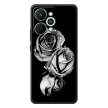 Чехол с картинкой (Стильные) для РеалМи 15 Про - (AlphaPrint) – Черная роза