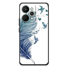 Чехол с картинкой (Стильные) для РеалМи 15 Про - (AlphaPrint) – Перышко