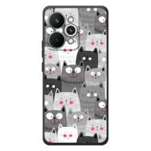 Чехлы с Котиками для RealMe 15 Pro (VPrint) (Рисованные котики)